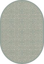 Рельефный ковер в гостиную Бельгийский из вискозы GENOVA R 38036 6555 90 ОВАЛ