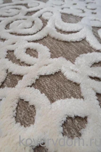 Рельефный ковер из вискозы GENOVA 38036 6565 90 ОВАЛ