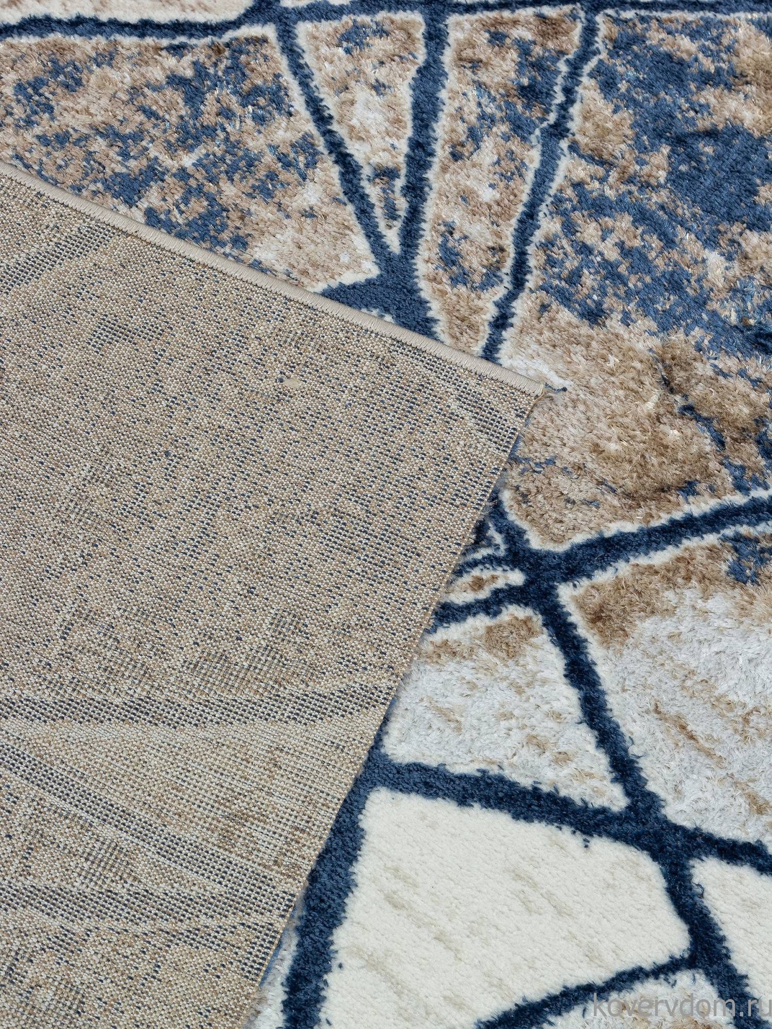 Ковровая Дорожка ANTEP O1702 630 CREAM / BLUE Ковровая Дорожка ANTEP O1702 630 CREAM / BLUE