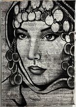 Овальный ковер PICTURES PC 55 GRAY-BEIGE