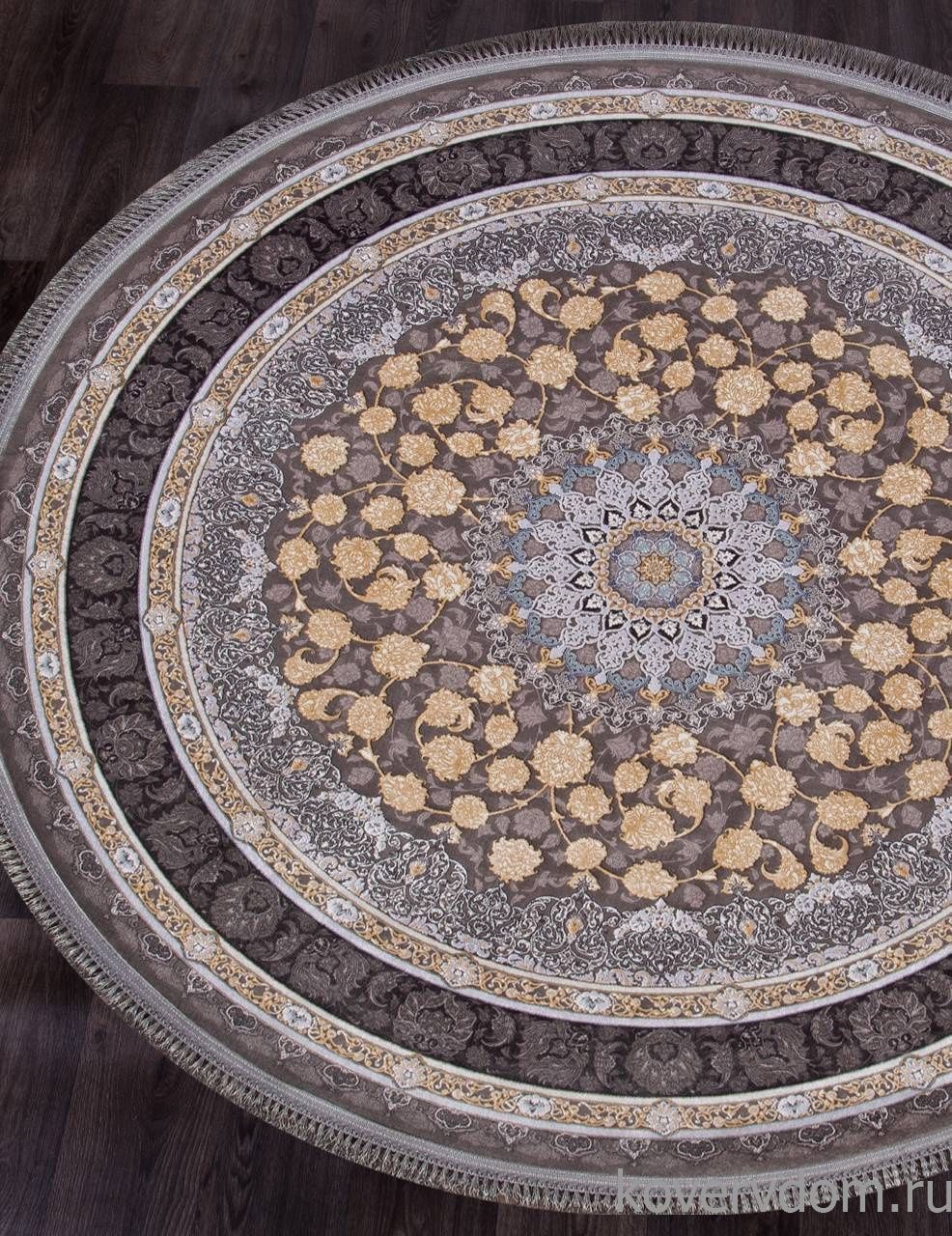 Ковер FARSI 1200 G258 GRAY Круг Ковер FARSI 1200 G258 GRAY Круг