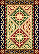 Разноцветный ковер УЗОРЫ 40506-04