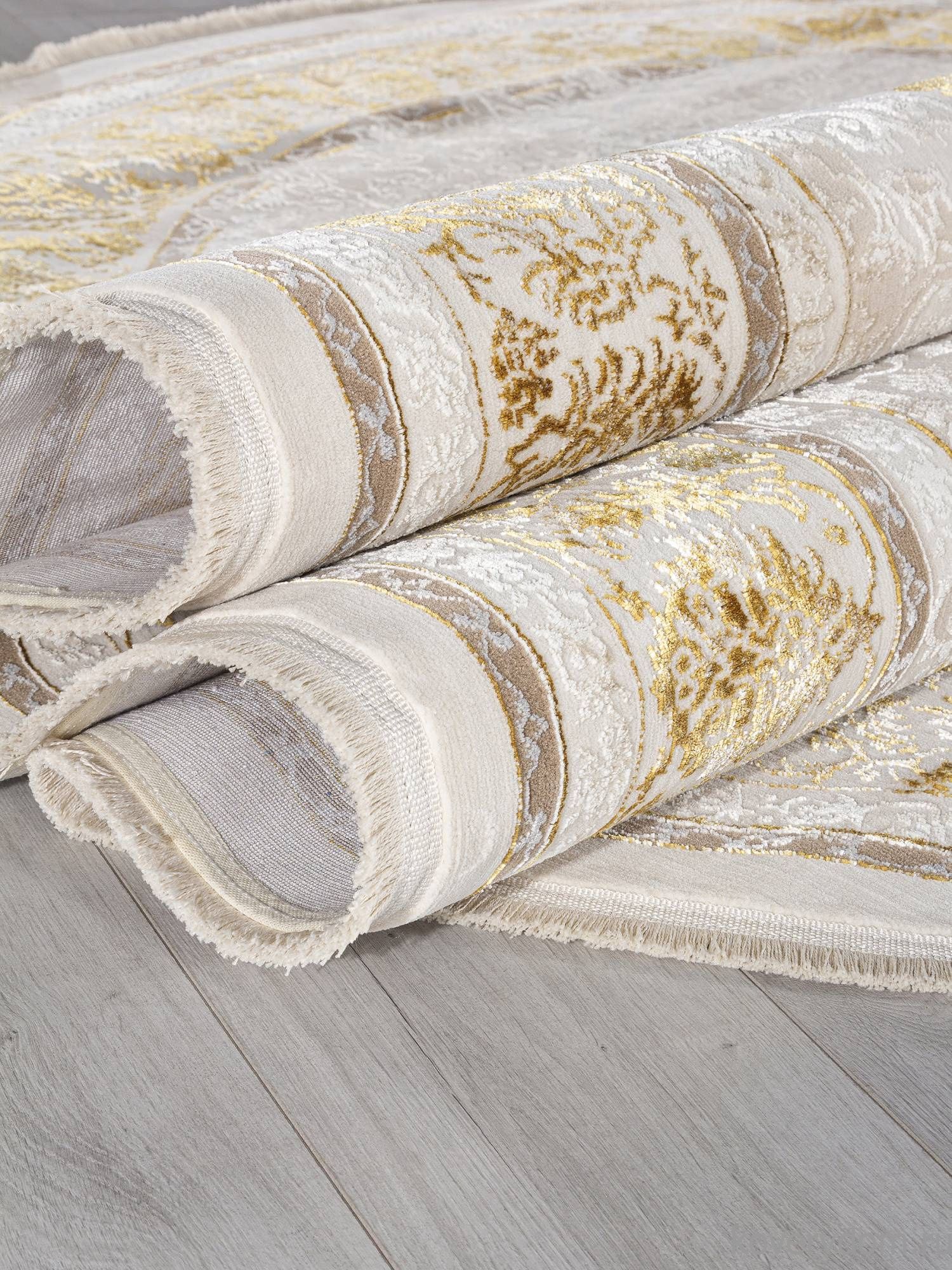 Ковер DELINA A123B CREAM / GOLD FDY Овал