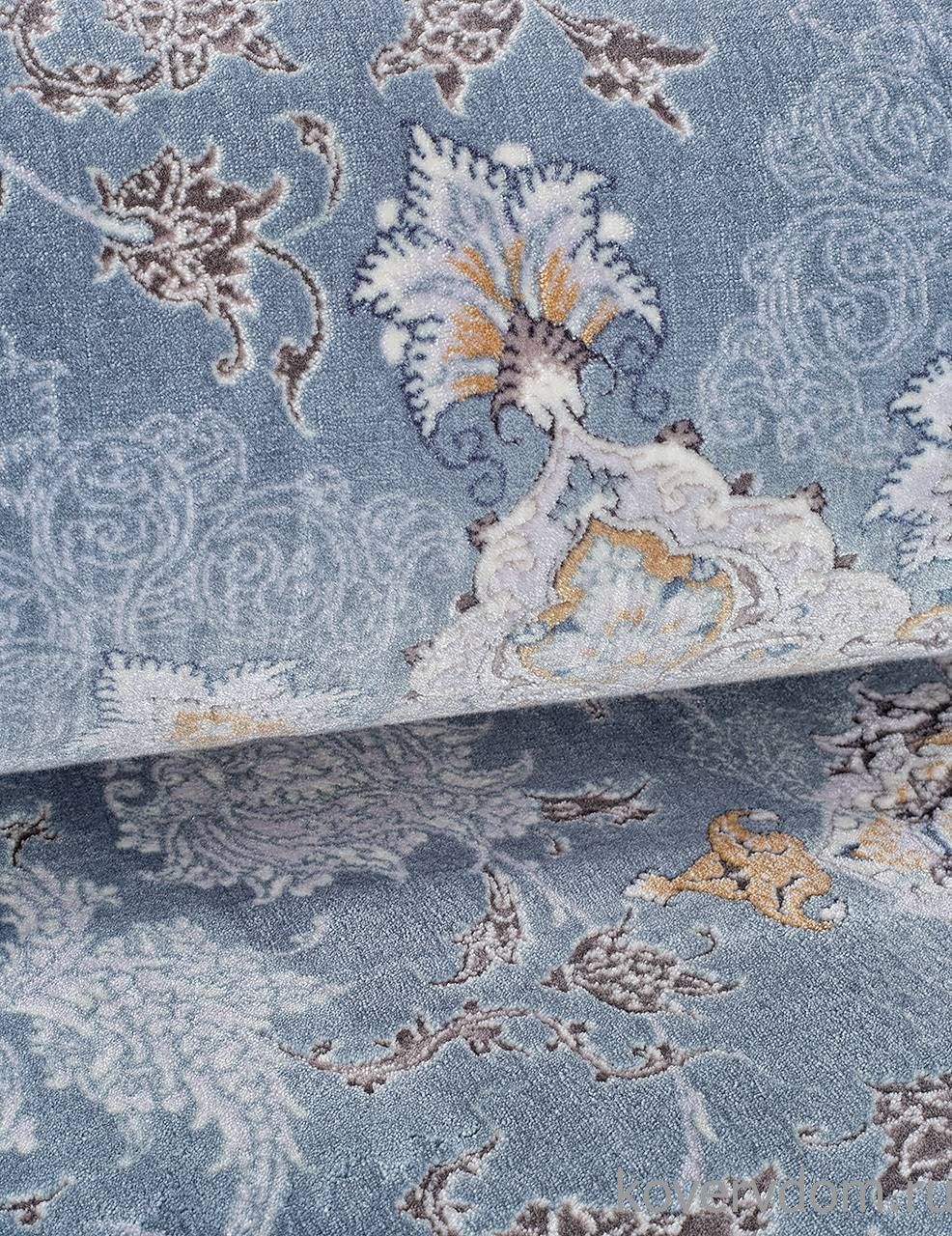 Ковер FARSI 1200 G253 Pale-Blue Овал Ковер FARSI 1200 G253 Pale-Blue Овал