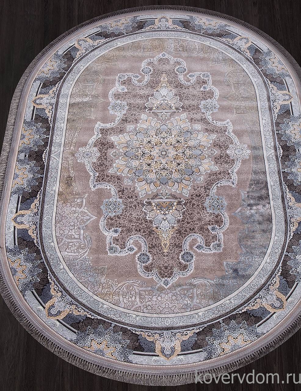 Ковер FARSI 1200 266 LIGHT GRAY Овал Ковер FARSI 1200 266 LIGHT GRAY Овал