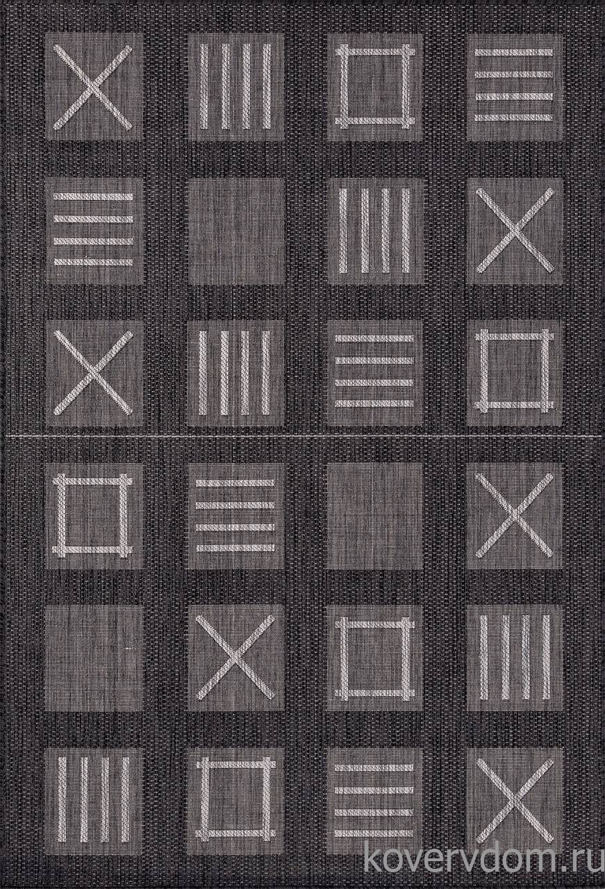 Ковер циновка VEGAS S003 BLACK-GRAY Ковер циновка VEGAS S003 BLACK-GRAY