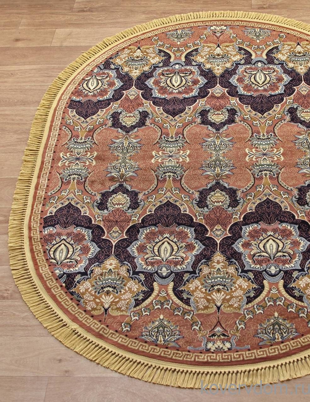 Ковер BUHARA D435 DARK PINK Овал