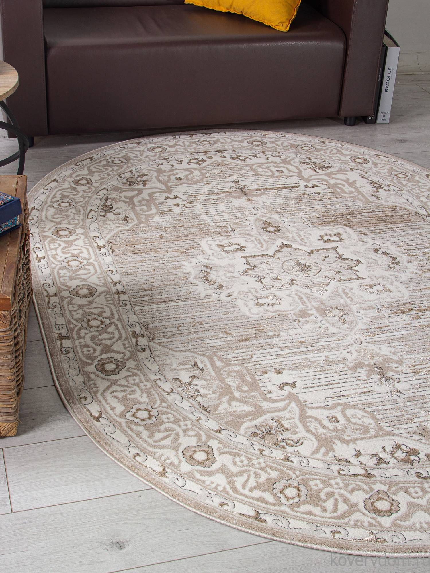 Ковер NOVA 04089A CREAM HB / LIGHT GRI HB Овал Ковер NOVA 04089A CREAM HB / LIGHT GRI HB Овал