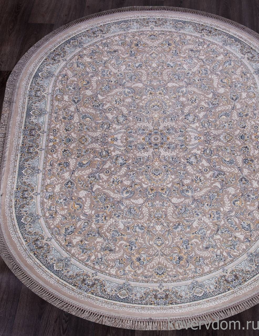 Ковер FARSI 1200 G256 LIGHT GRAY Овал Ковер FARSI 1200 G256 LIGHT GRAY Овал
