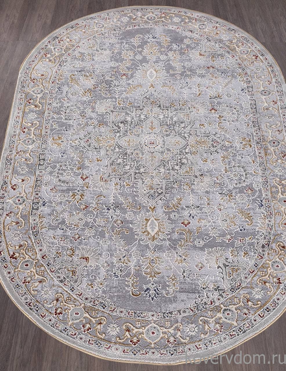 Ковер MARDAN 5049A COKEN D.GREY / YELLOW Овал Ковер MARDAN 5049A COKEN D.GREY / YELLOW Овал