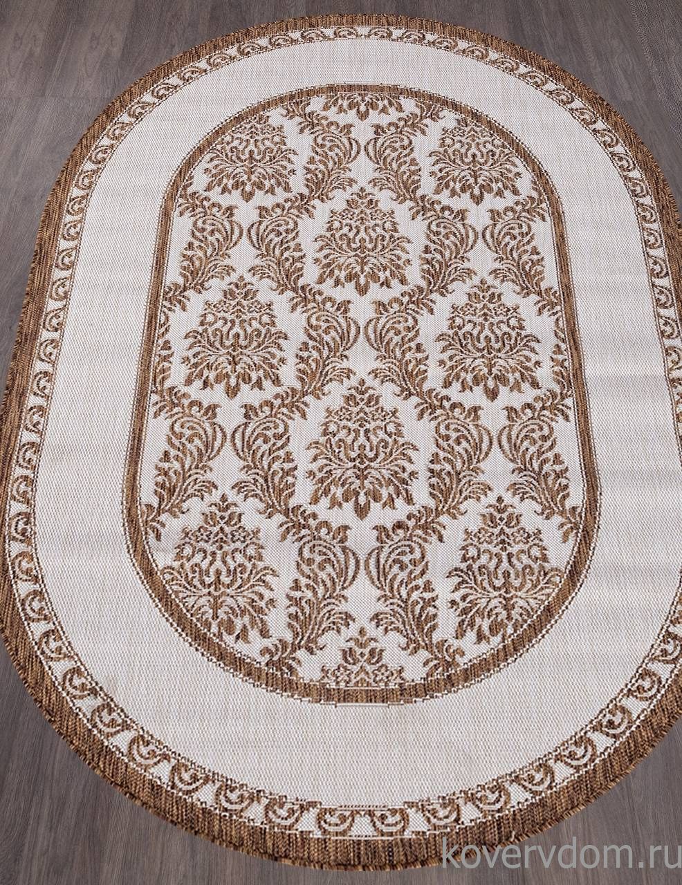 Ковер циновка VEGAS S001 CREAM-BROWN Ковер циновка VEGAS S001 CREAM-BROWN