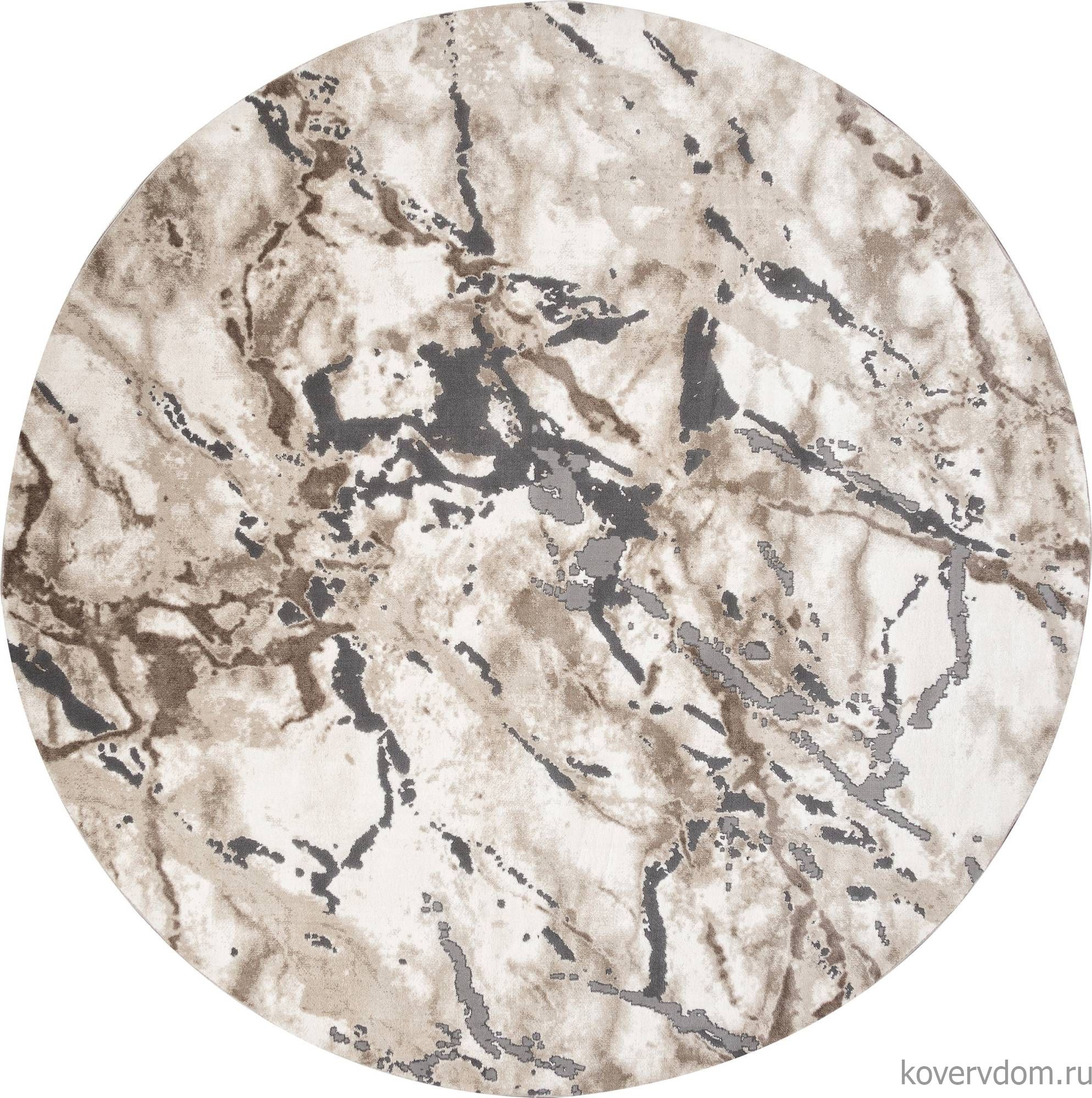 Ковер ARMINA 03819A GREY / BROWN Круг Ковер ARMINA 03819A GREY / BROWN Круг