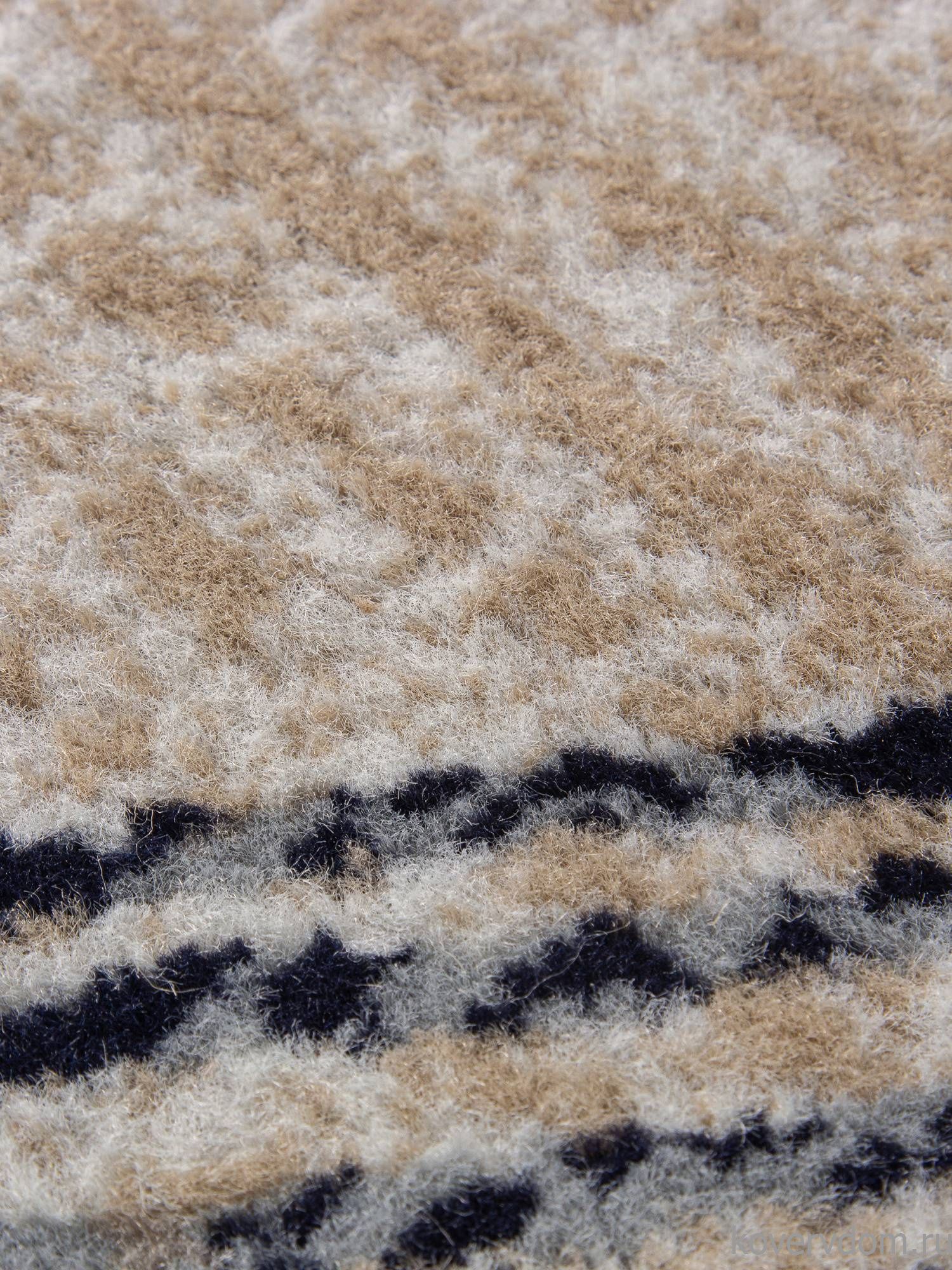 Ковер PRAGA 06022A TOZ GRI / LACIVERT Овал