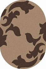 Ковер PLATINUM T620 D.BEIGE-BROWN Овал