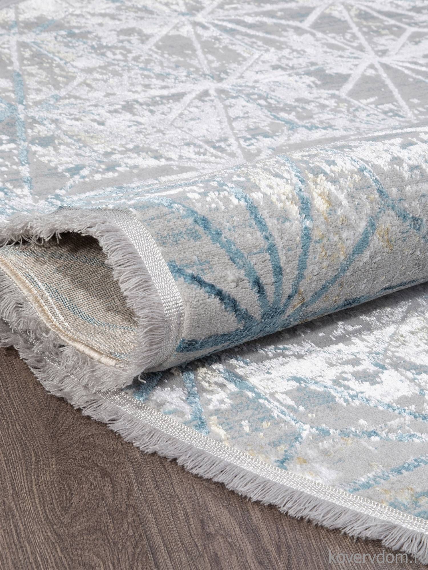 Ковер AJMAL LP 320 GREY / BLUE Овал Ковер AJMAL LP 320 GREY / BLUE Овал