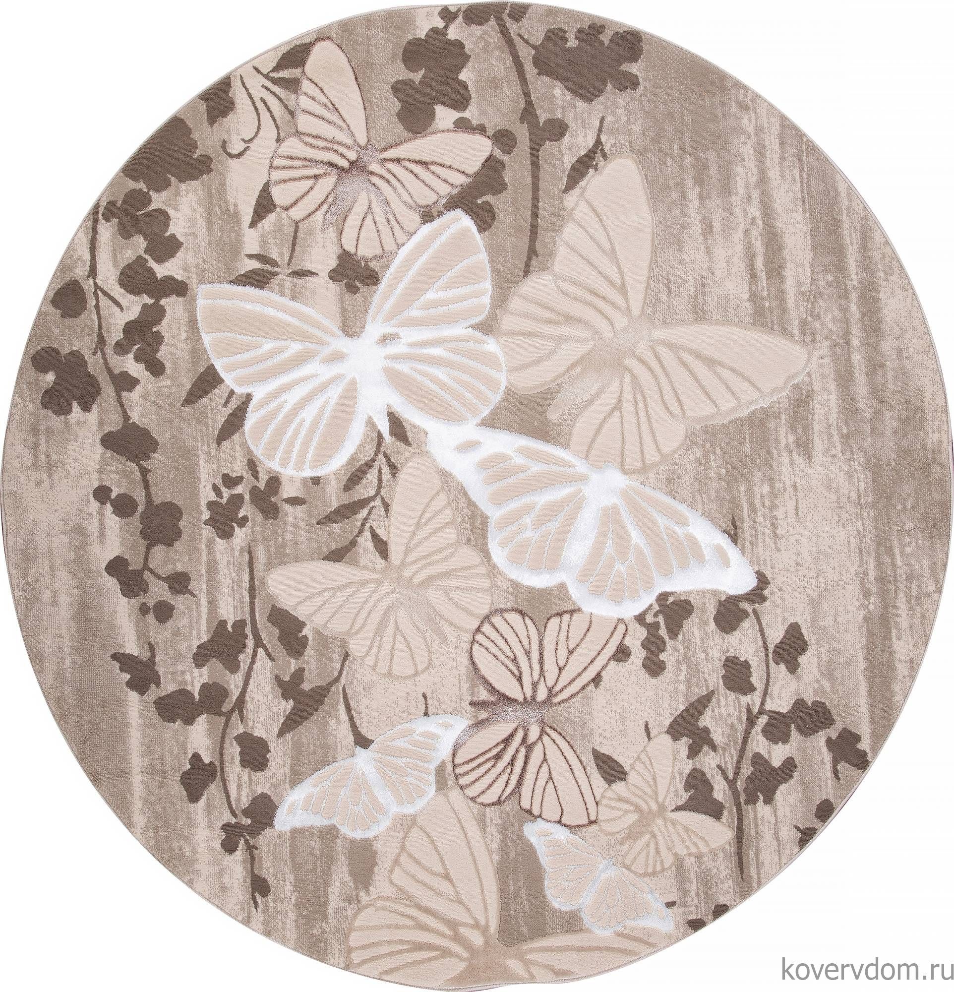 Ковер TEMPO 0156LA POLY IVORY / POLY IVORY Круг Ковер TEMPO 0156LA POLY IVORY / POLY IVORY Круг