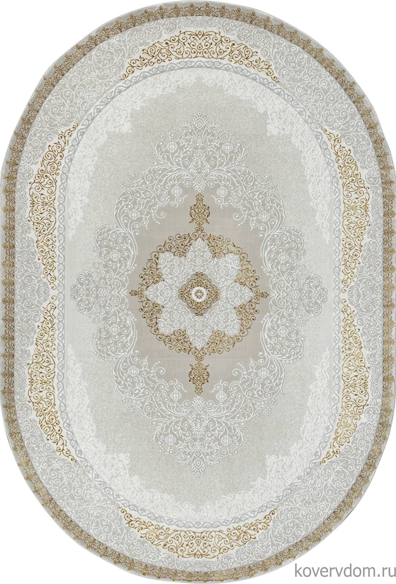 Ковер NENSI GL074E BROWN / BROWN Овал