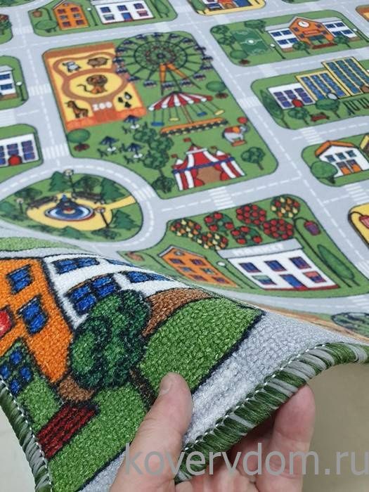 Детский ковер-палас с дорогами ECOPOLIS-A