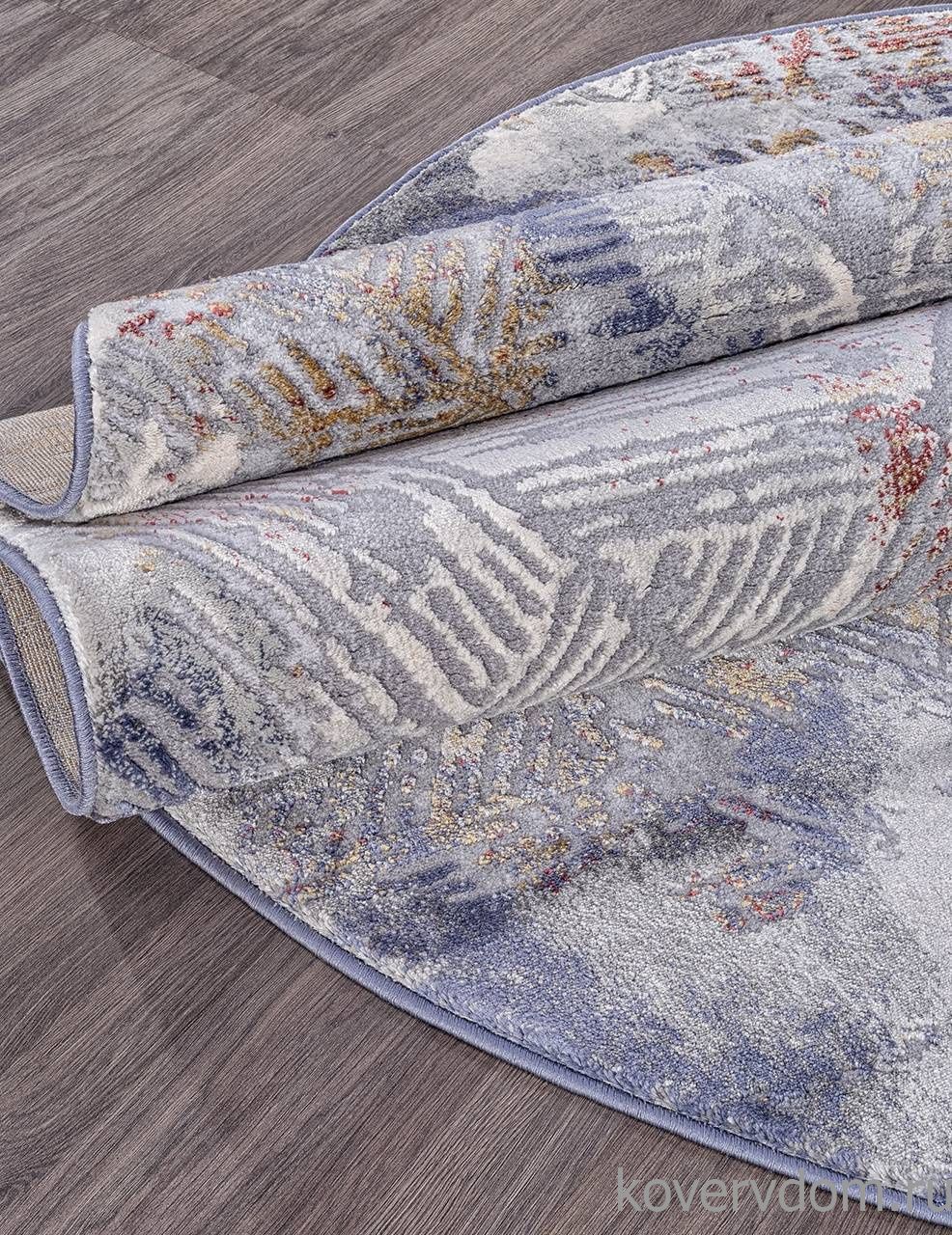 Ковер MARDAN 5040A COKEN D.GREY / BLUE Овал Ковер MARDAN 5040A COKEN D.GREY / BLUE Овал