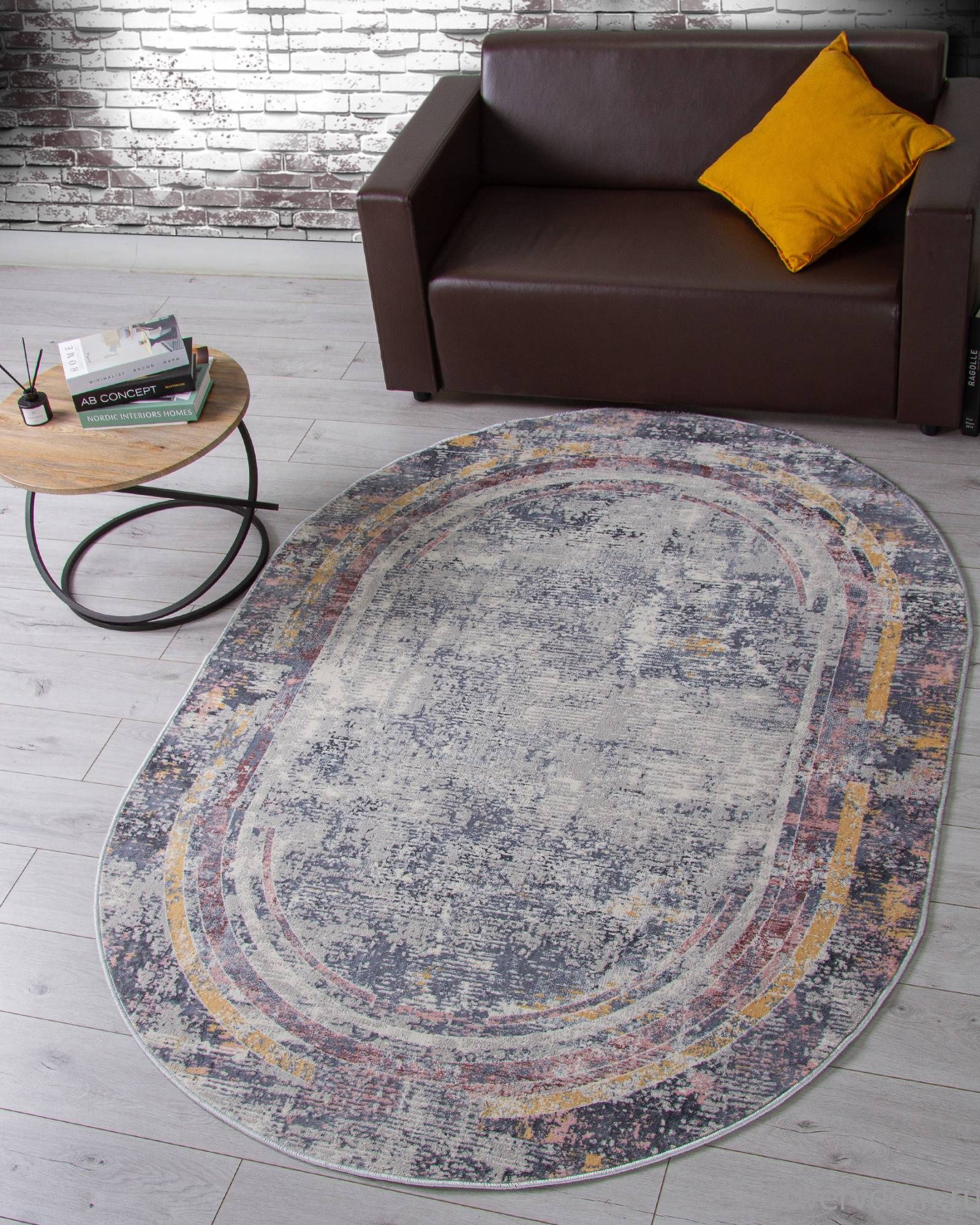 Ковер ZUMMA F258 PINK Овал Ковер ZUMMA F258 PINK Овал