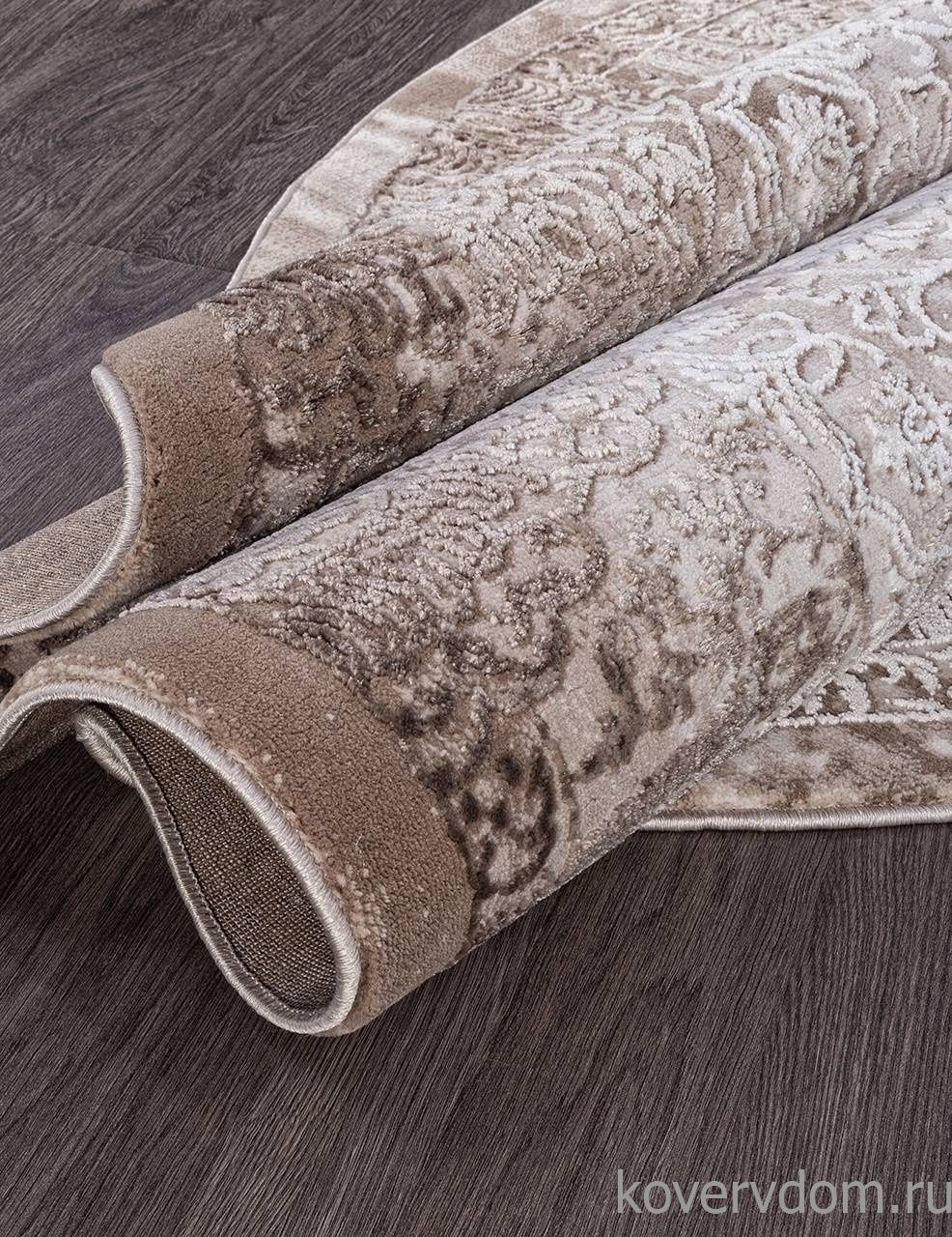 Ковер ARMINA 03878B BROWN / BROWN Круг Ковер ARMINA 03878B BROWN / BROWN Круг