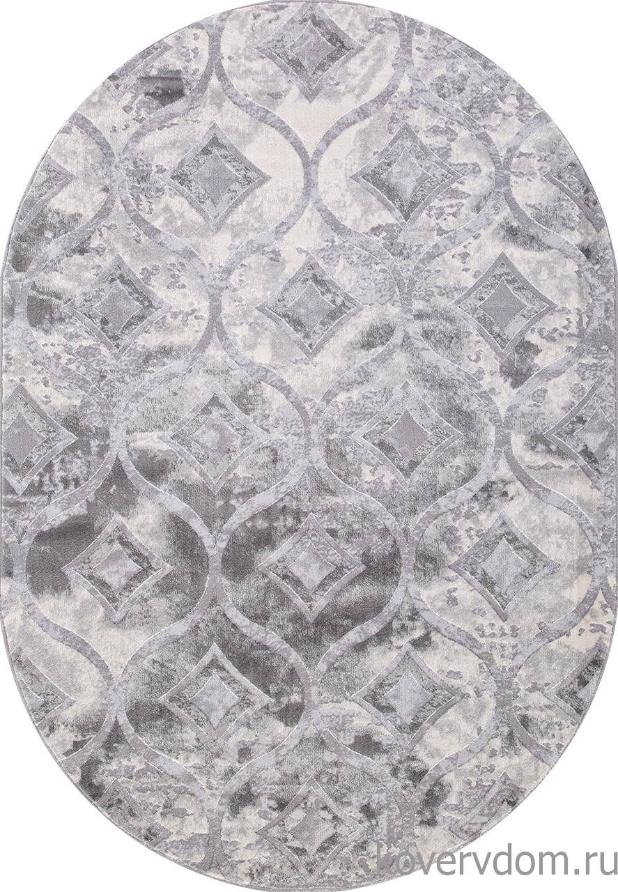 Ковер MARDAN 5023A COKEN D.GREY / K.GREY Овал Ковер MARDAN 5023A COKEN D.GREY / K.GREY Овал