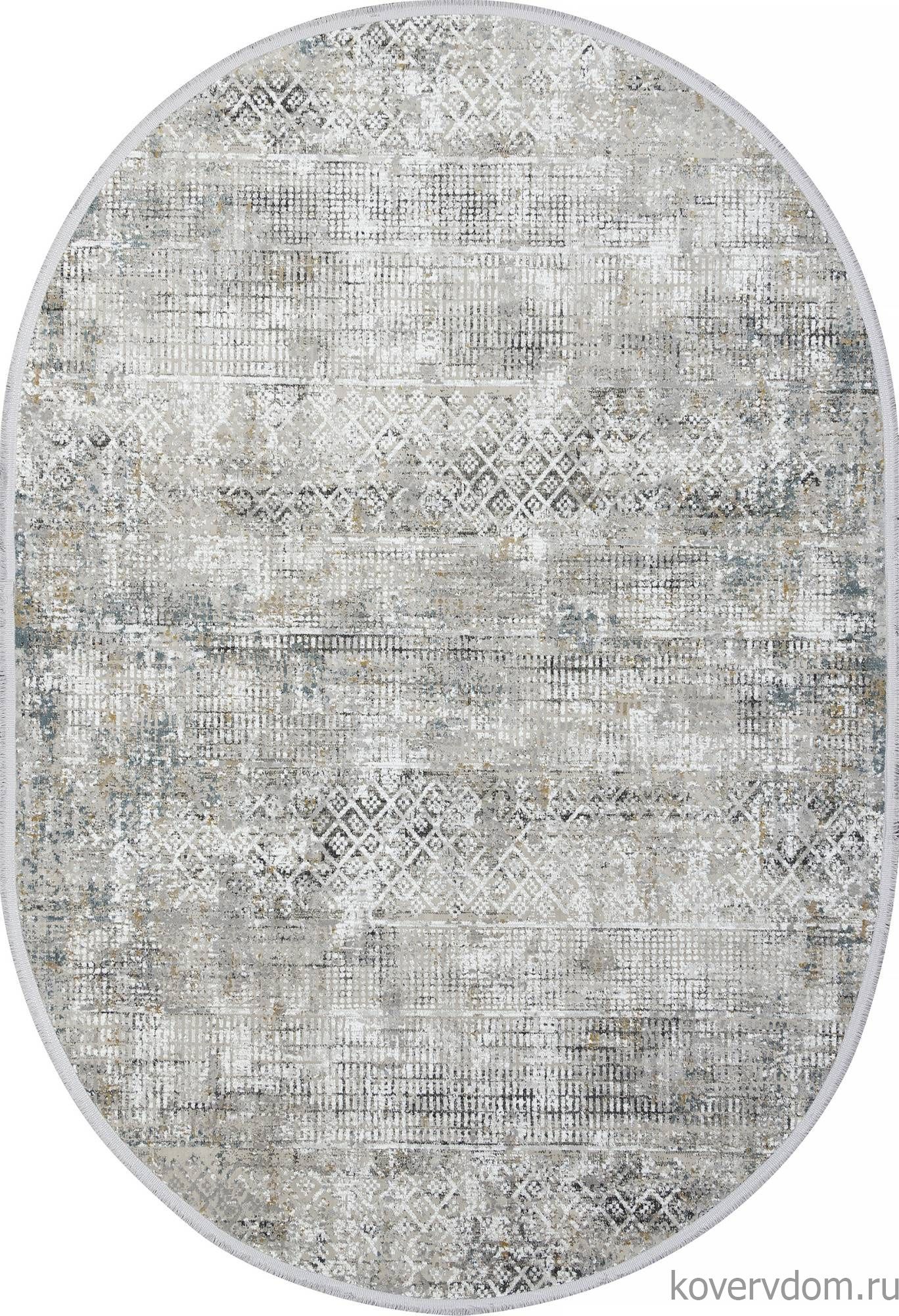 Ковер LORENZO A047AJ GREY / BLUE Овал