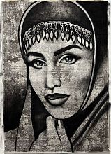 Круглый ковер PICTURES PC 64 GRAY-BEIGE