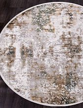 Круглый ковер зеленый ALLURES 12104 CREAM / GREEN Круг